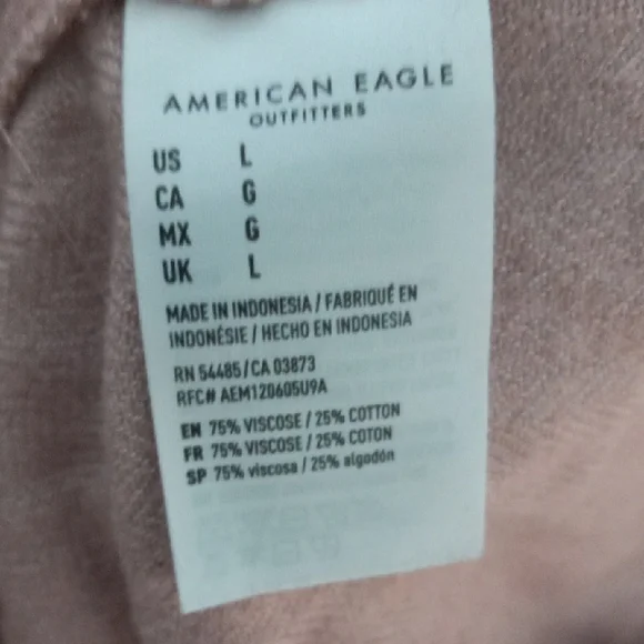 American Eagle Outfitters Ahh-Mazingly Soft Shirt Jacket sz L - Picture 4 of 4